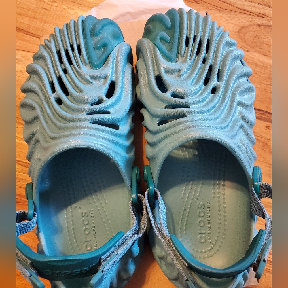 CROCS Blue Mules